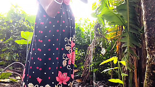amazing is pee in the pot outdoor.your nomita boudi