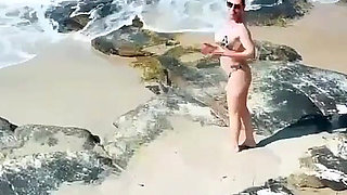 Horny Emme White Gets Her Pussy Fucked on the Beach - Emme White - Loupan Productions