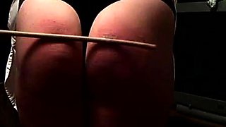 A caning for a very naughty young lady