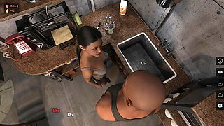 In the Sound of Silence - v0.1 - Cho made Eiko look at his cock