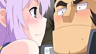 Horny adventure, comedy anime video with uncensored big