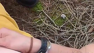 Smoking, Nipples Sucking and Bouncing Boobs View From Camera on My Head