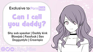 (F4M) Shy girlfriends asks boyfriend if she can call him daddy - (ASMR JOI)