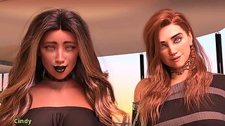 Ebony black, hooter-sling, 3d animated