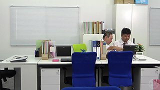 Sadistic Female Boss Punishes Leg Fetish Masochist Employee with Otk Spanking, Slapping, and Face Trampling
