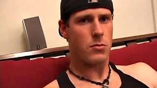 Maxx Wood Stroking His Cock