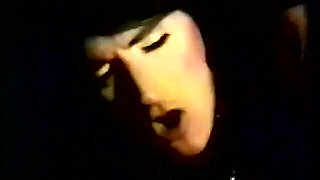 Horny guy gets stuffed with tranny cock in his mouth and sucks it deep - Vintage video