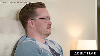 Natalie Brooks PAWG caught spying on stepdad fucking pocket pussy and joins for taboo sex