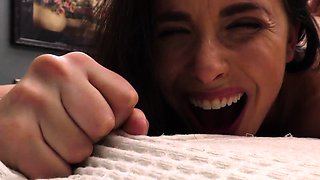 POV anal babe gets drilled in tight ass