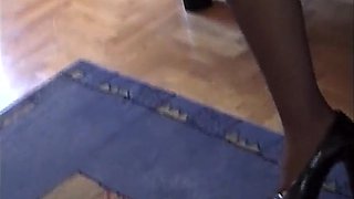 Lady Rox In Long Hair Brunette Rides A Nice Solid Italian Cock