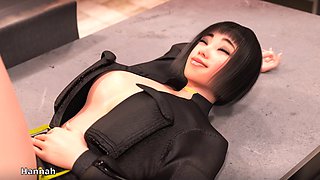 Wild animated fun with the biggest cock and some serious spunk action