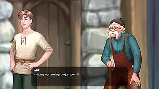 Big boob sex animation with a focus on the bum