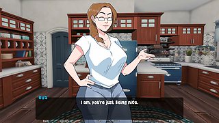 Creative butt-themed video game fun with a cartoon mom and wild blowjob adventures