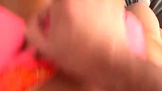 Slut in Pink Lingerie Loves Cock