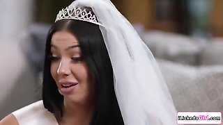 Bride Licking Lesbian Bff Before Wedding - Holly Day