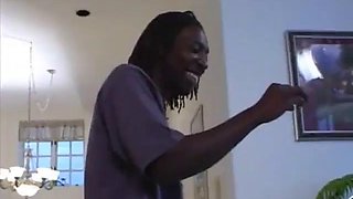 Stuffing her ass  pussy full of cock
