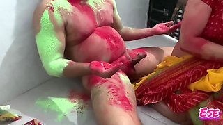 Desi Maid Got Fucked By House Owner On Holi Eve In Bathroom Real Hindi Audio