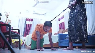 Slave Man 2024 Hindi Uncut Short Film – femdom amateur reality hardcore with busty desi babe