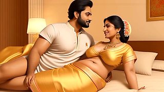 Cheating stepsister gets pounded by a huge Indian cock