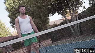 Tennis Coach Fucks Redhead Teenager 18+ Student 18+ - Madi Collins
