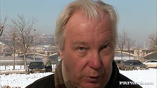 Milla and Cristal May Are Ass Fucked by an Old Guy - Private Porn Sex Videos