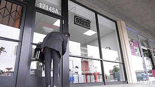 Classy chippy at real tits trailer