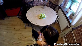 Hardcore glasses - tourist fucks local sweetie Vika Volkova young porn