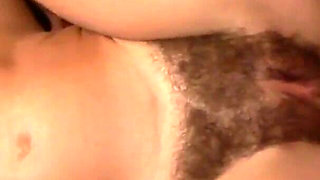 Promesita has a hairy little bush that is eager for cock and cum
