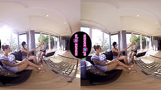 The Casting; Casting Couch Lesbian Threesome Big Tits Petite