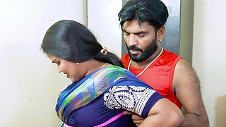 Indian Desi Tamil Milky Boobs Bhabhi and Sexy Boy Very Good Sexy Chudai