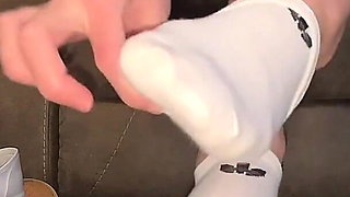 White Sneakers Ignore POV Sock Strip
