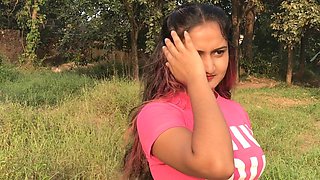 Adorable Asian college girl enjoys some naughty outdoor fun