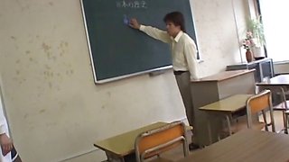 Mai Hanano Sexy Japanese teacher fucked