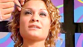 Amateur Milf Latina Daniela Got Her Makeup Ruined With Hot Cum From Two Big Cocks