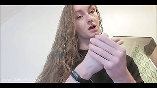 Knuckle Cracking Compilation - full vid on ClaudiaKink ManyVids!