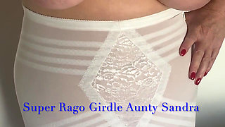 Aunty Sandra Putting on Her Tan Rht's