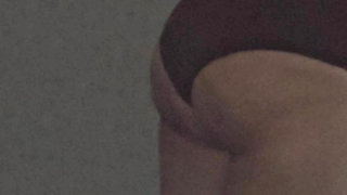 Step mom naked attracting step son big dick in erection