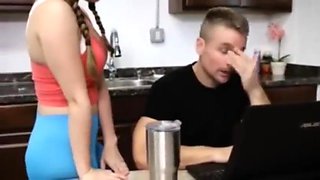 family Fucking business stepdaughter gets her family to fuck for rent money
