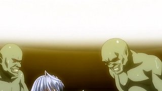Busty babes got trapped in a horny monster infested mansion hentai