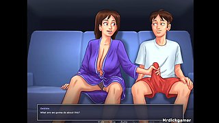 Summertime Saga Bitch Gets Her Stepson Fucking Her While Her Husband Is Not Around