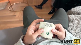 During the Christmas stroll, Asandra Dewy get a big dick aside from her boyfriend