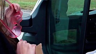 Omg Student Girl Gets Creampie From Random Car Driver