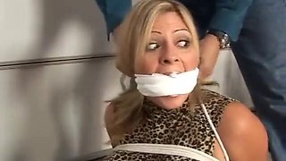 Cleo bound and gagged