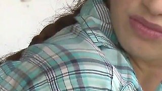 In the stable the beautiful owner gets fucked in the ass by the stable boy