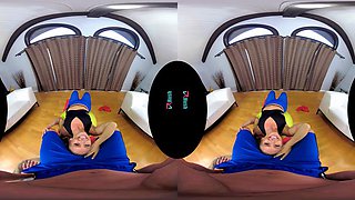 VR Aj Applegate Fitness: Big Ass, Blowjob  Blonde Porn