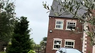 Euro blonde amateur fucks POV outdoor