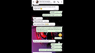 Chat with My Little Stepsister with Happy Final - Nati Sweet - Natasha Caseros