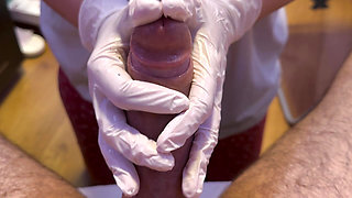 Close-up Best Handjob Cumshot ever