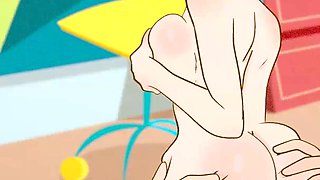 Assembling Hentai Animations - Minecraft Ender and Alex (steve) Dragon Ball - Android 18 Gushing Over Magical Girls - Utena