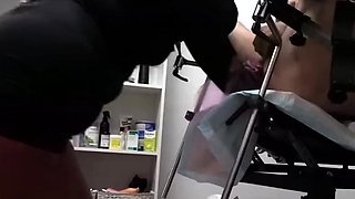 fistingqueen gyno chair double anal femdom fisting extreme